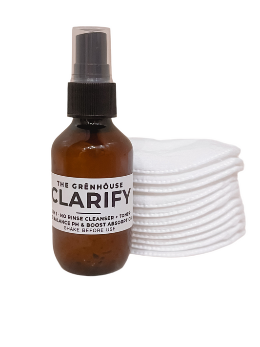“New” CLARIFY Daily Rinse Free Cleanser + Toner